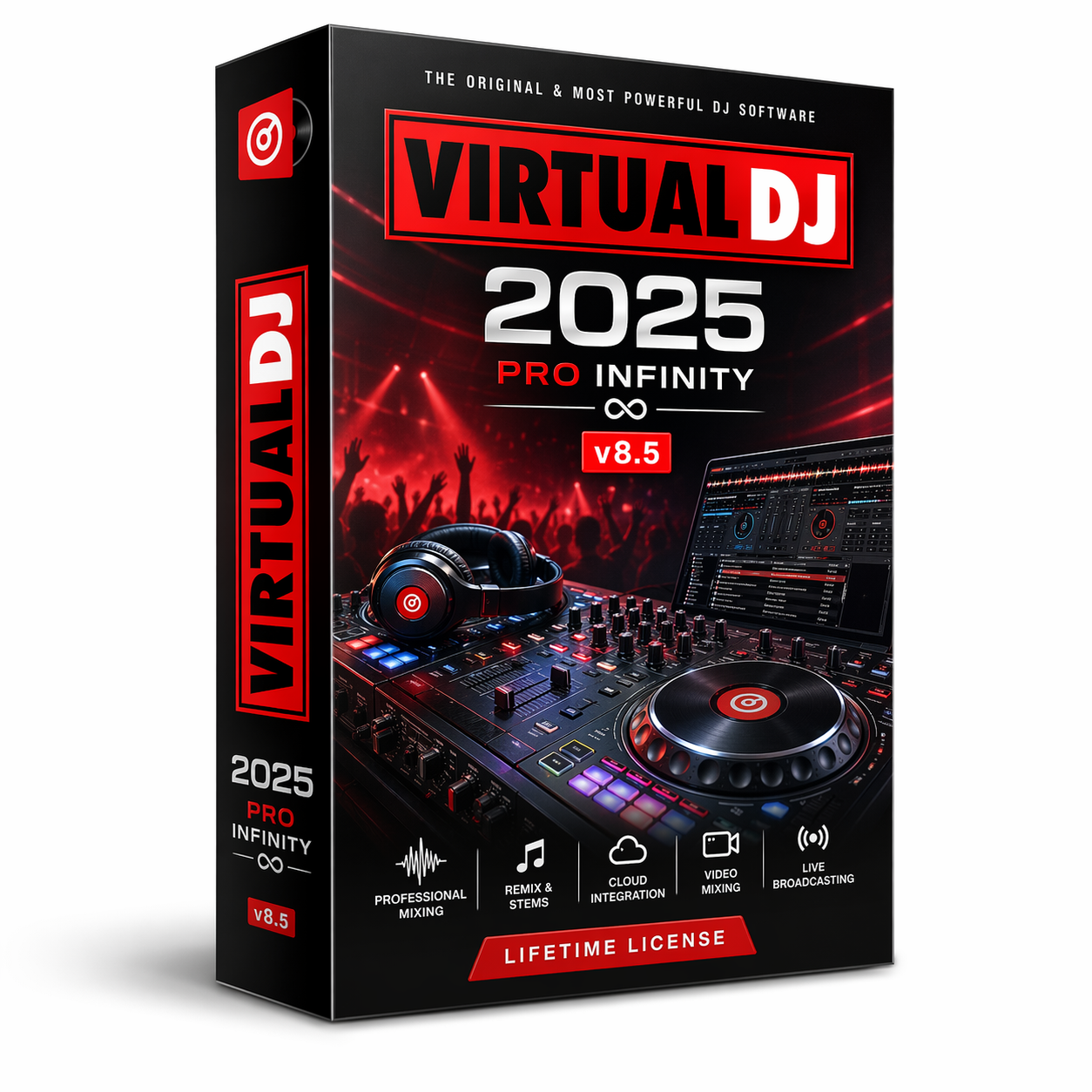 Virtual DJ 2025 Pro Infinity v8.5 Lifetime License Instant Download